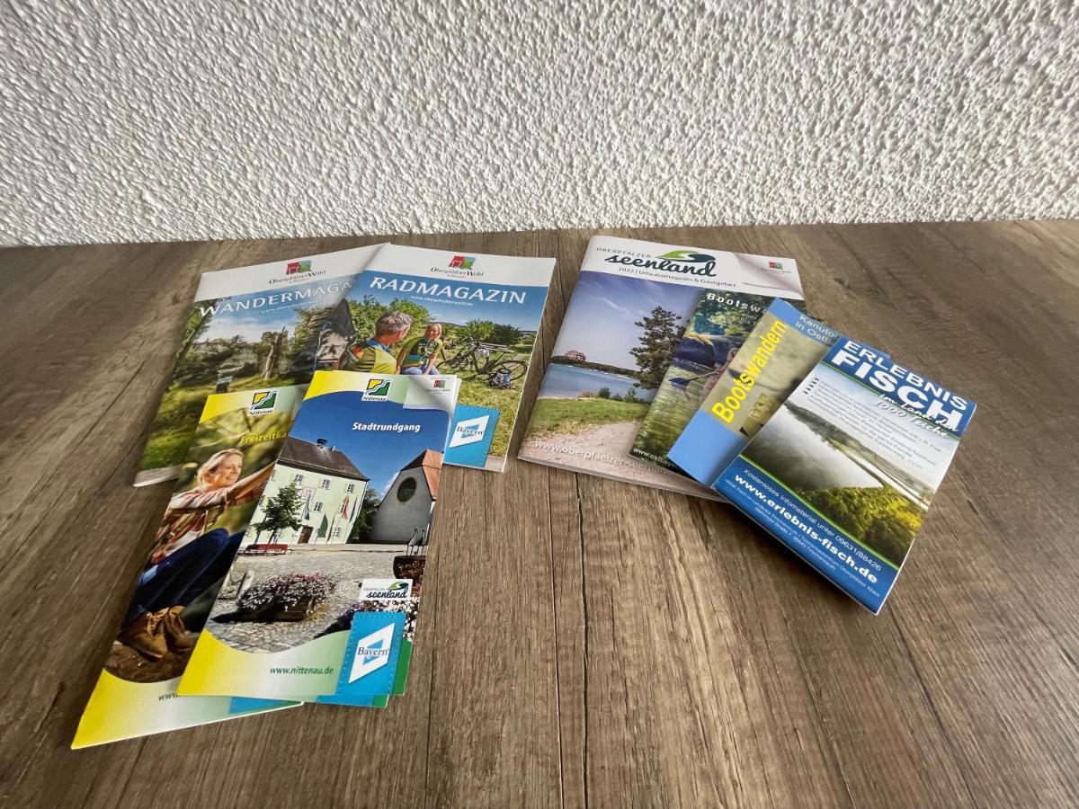 Modernes Apartment Mit Top Ausstattung Und Kamin Im Oberpfaelzer Seenland Nittenau Exteriér fotografie